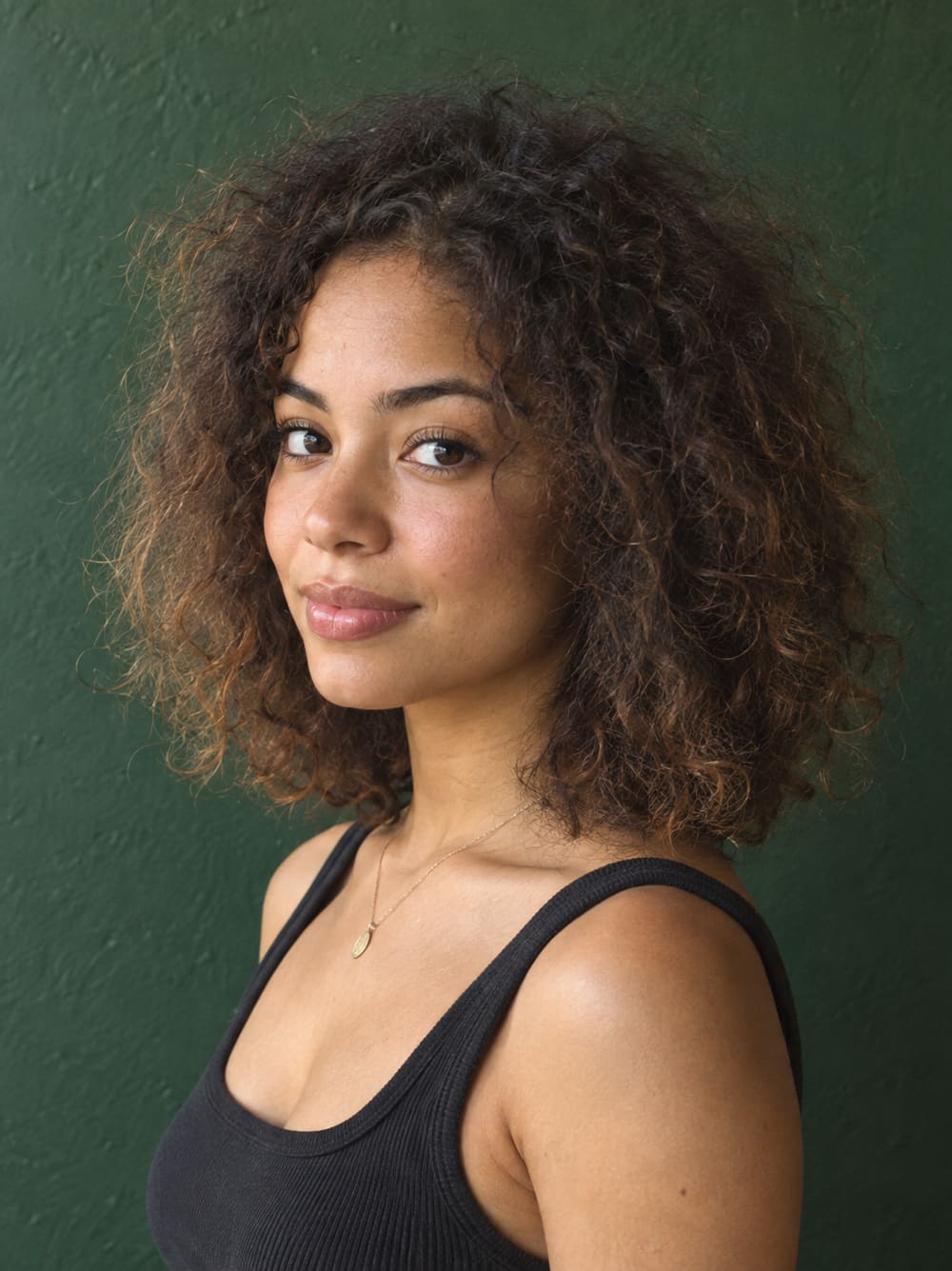 Before: frizzy, shapeless curls